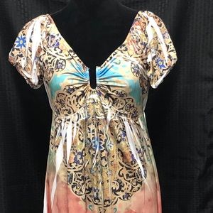 Medium Women’s multi color dress.